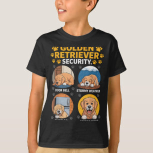 Goldens Tee Golden Retriever Security Funny 