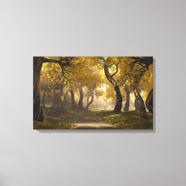 Goldenwalk Canvas Print (Front)