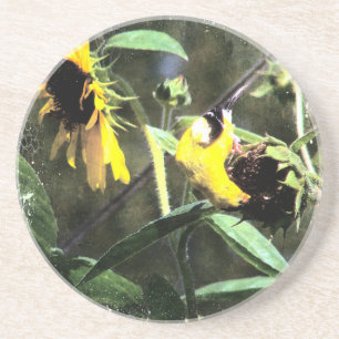 Goldfinch Coaster