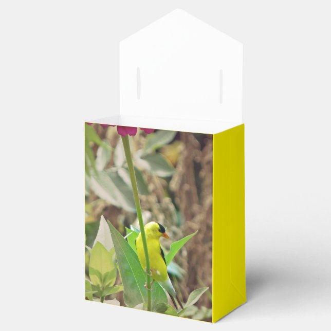 Goldfinch Favor Box (Opened)