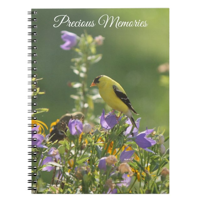Goldfinch Garden Notebook (Front)