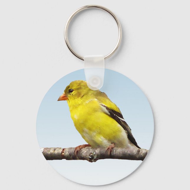 Goldfinch Keychain (Front)