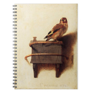Goldfinch Masterpiece by Carel Fabritius Notebook