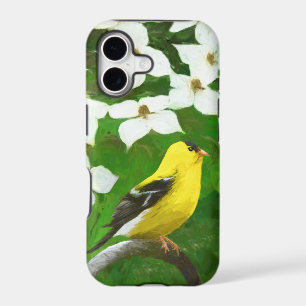 Goldfinch Painting - Cute Original Dog Art