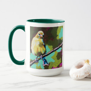 Goldfinch Painting - Gift for Bird Lovers Mug
