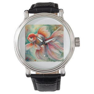 Goldfish 111024AREF114 - Watercolor Watch