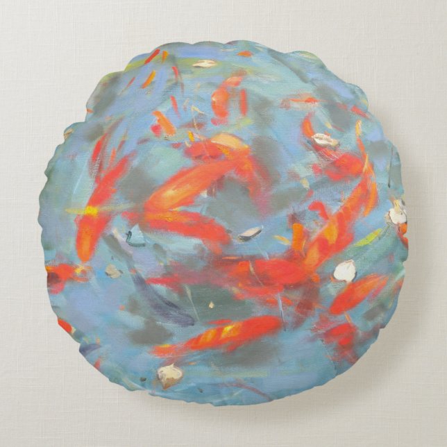 Goldfish 2010 2 round pillow (Front)