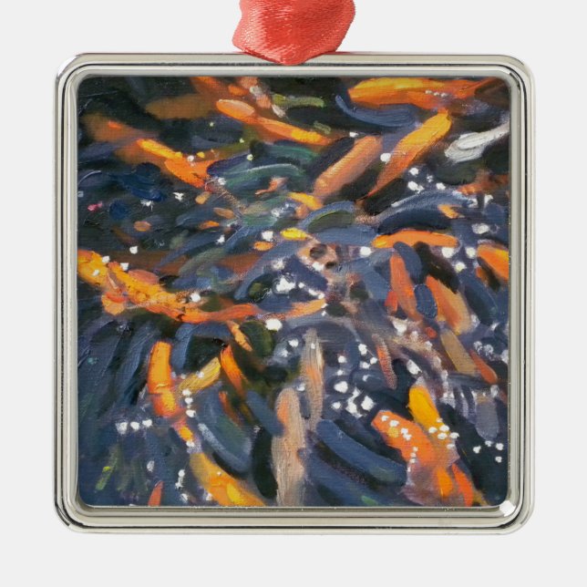 Goldfish 2010 metal ornament (Front)