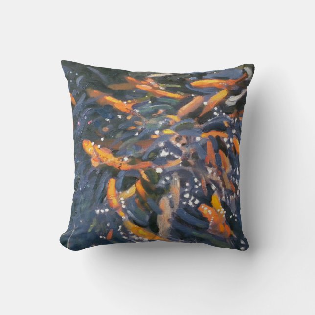 Goldfish 2010 throw pillow (Front)