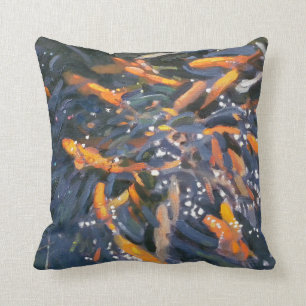 Goldfish 2010 throw pillow