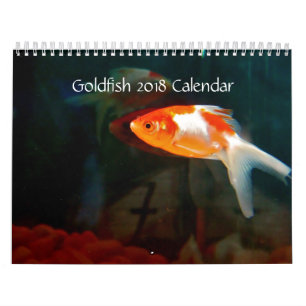 Goldfish 2018 calendar