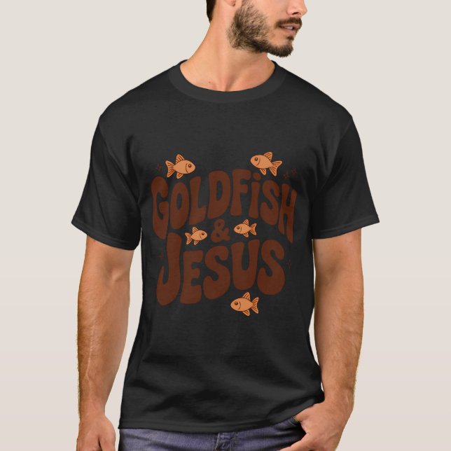 Goldfish And Jesus T-Shirt (Front)