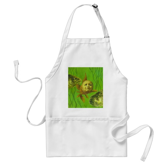 Goldfish Baby Mutant Design Standard Apron (Front)