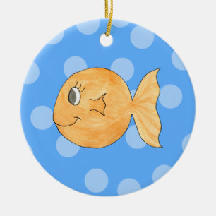 Goldfish. Ceramic Ornament
