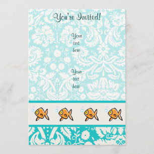 Goldfish; Cute Invitation
