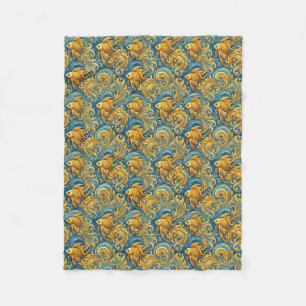 Goldfish design blanket