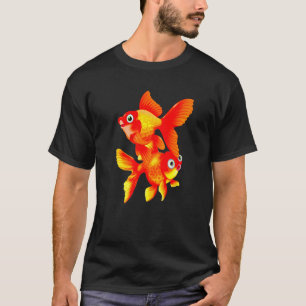 Goldfish Fancy Fantail Oranda Goldfish Aquarium Fi T-Shirt