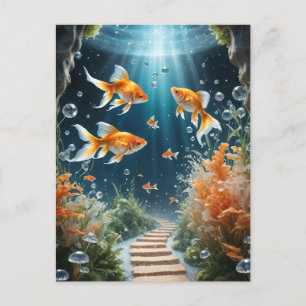 Goldfish Fantasy Postcard