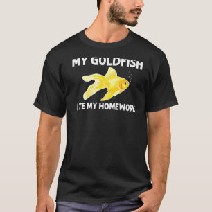 Goldfish  For Men Women Gold Aquarium Fish Pet T-Shirt