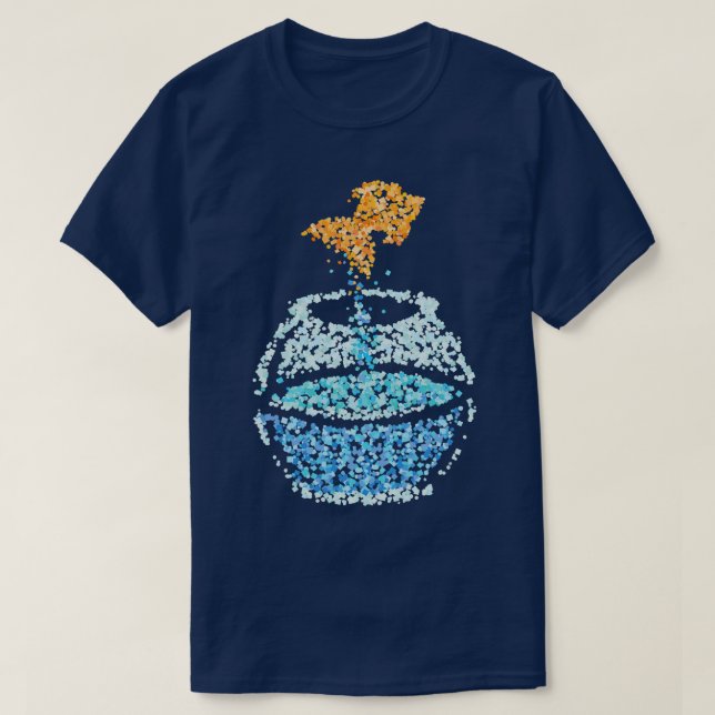 Goldfish Goldfish Glass Aquaristics Fish T-Shirt (Design Front)