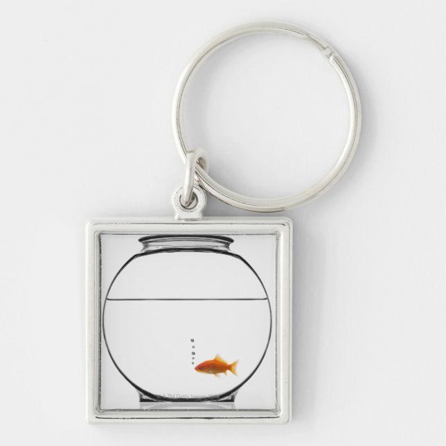 Goldfish in bowl keychain (Front)