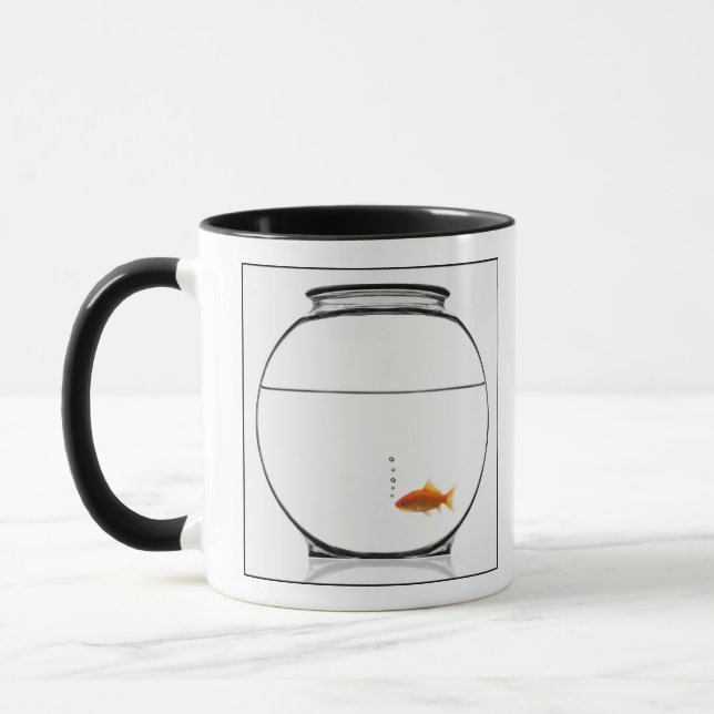 Goldfish in bowl mug (Left)