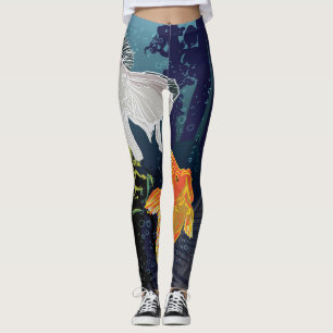 Goldfish in Japan Leggings