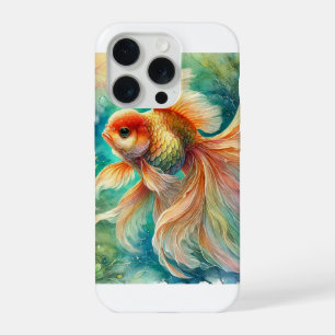 Goldfish in Tranquil Waters 240824AREF111 - Waterc iPhone 15 Pro Case