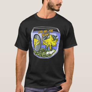 Goldfish Inspired Fish Related Forgetful Fish Desi T-Shirt