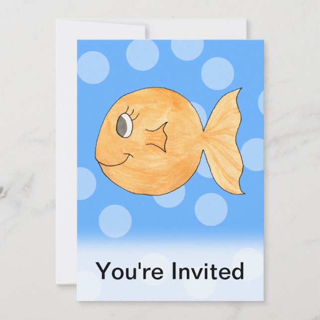 Goldfish. Invitation (Front)