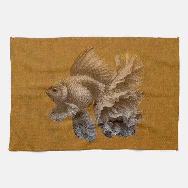 Goldfish Kitchen Towel (Horizontal)