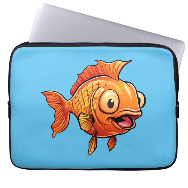 Goldfish Laptop Sleeve (Front)