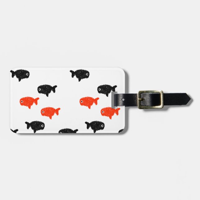 goldfish luggage tag (Front Horizontal)