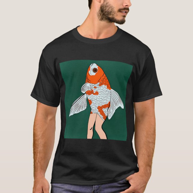 Goldfish Mermaid T-Shirt (Front)