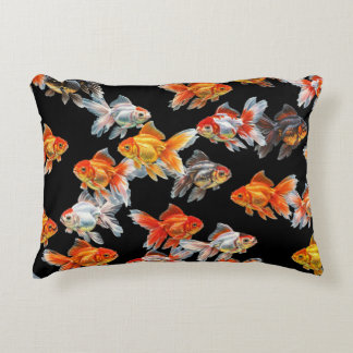 Goldfish Parade Accent Pillow