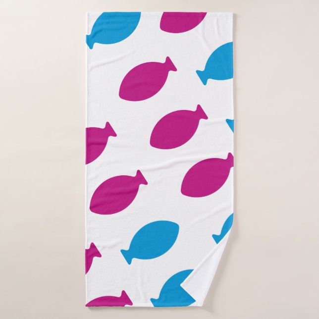 Goldfish pattern bath towel (Bath Towel)