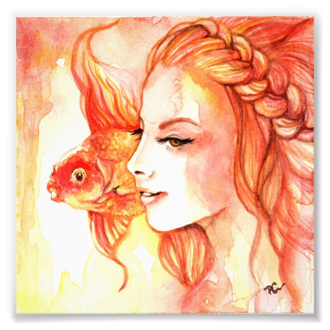 Goldfish Photo Print (Front)