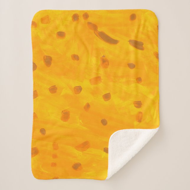 Goldfish Sherpa Blanket (Front)