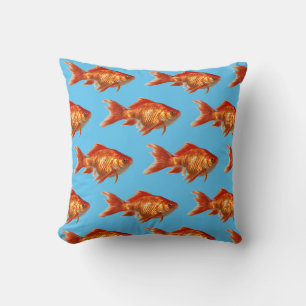 Goldfish Throw Pillow