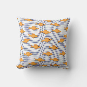 Goldfish Throw Pillow