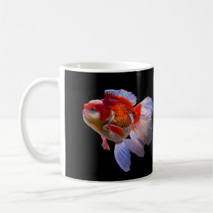 Goldfish with Black Background Coffee Mug