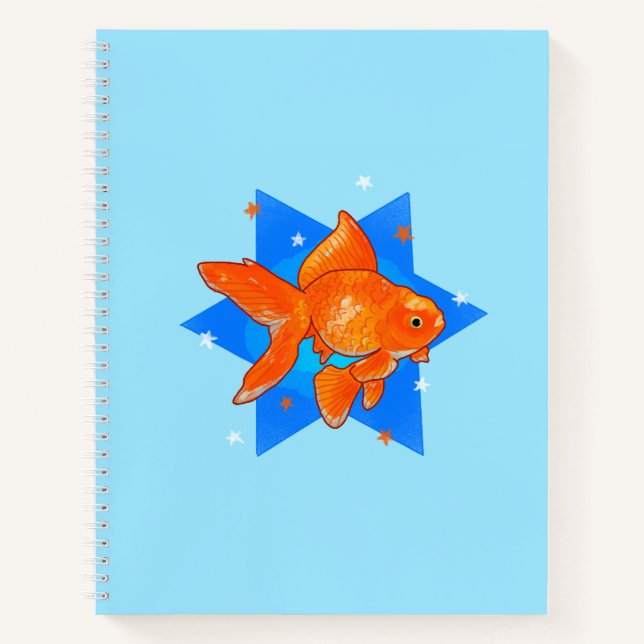 Goldfish with Stars Notebook (Front)