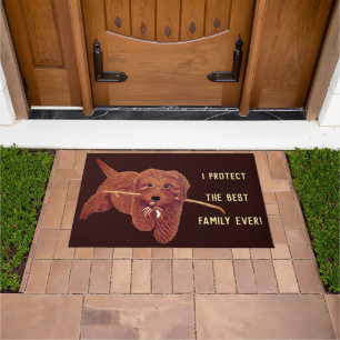 Goldie Golden Dog Doormat