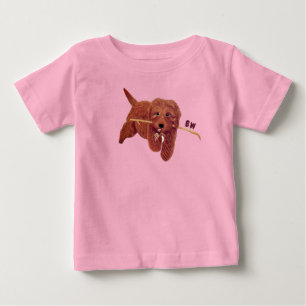Goldie Golden Doodle Girl Baby T-Shirt