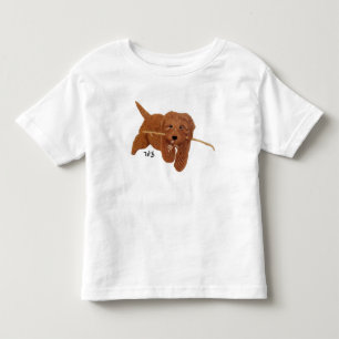 Goldie Golden Doodle White Toddler T-shirt