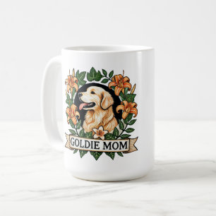 Goldie Mom Golden Retriever Dog Moms Coffee Mug
