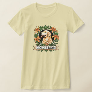 Goldie Mom Golden Retriever Dog Moms T-Shirt