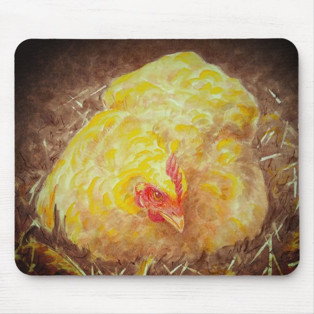 Goldie the Chicken Mousepad (Front)