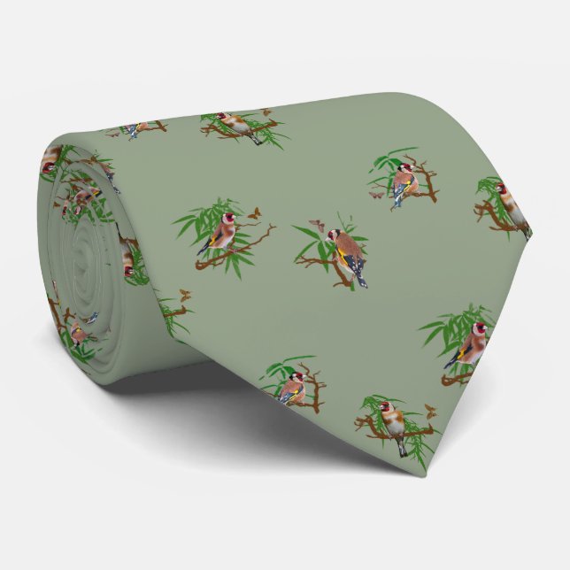 Goldies Tie (Green) (Rolled)