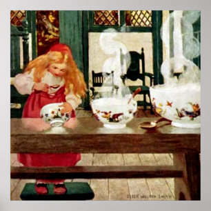 “Goldilocks and the Porridge” by Jessie W Smit Poster